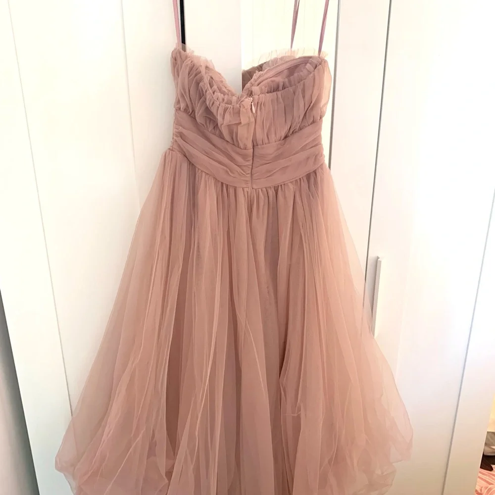 Hello Molly Pink Tulle midi dress - Picture 4 of 5